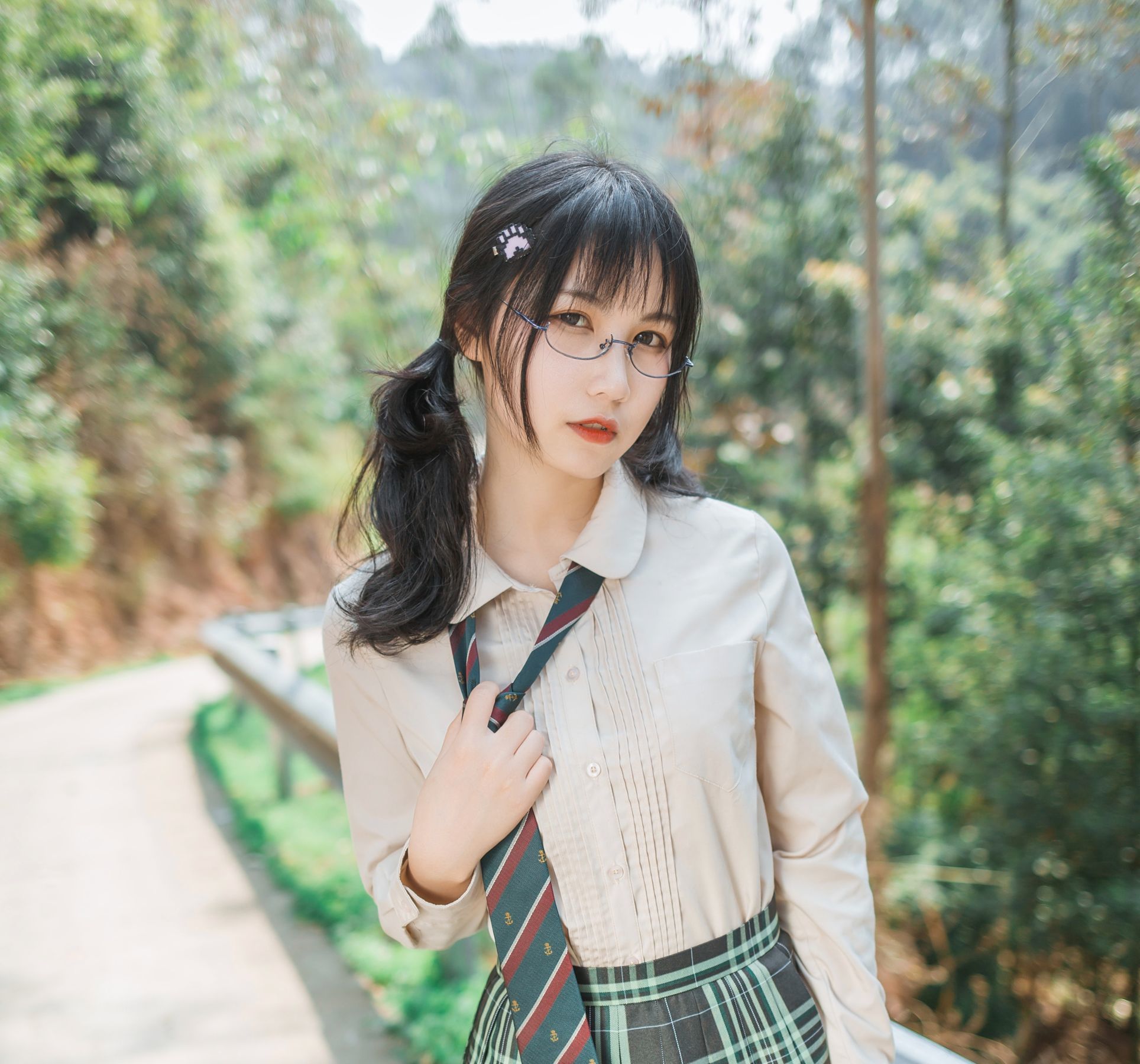 [萝莉COS]逐月su乡间小路插图8